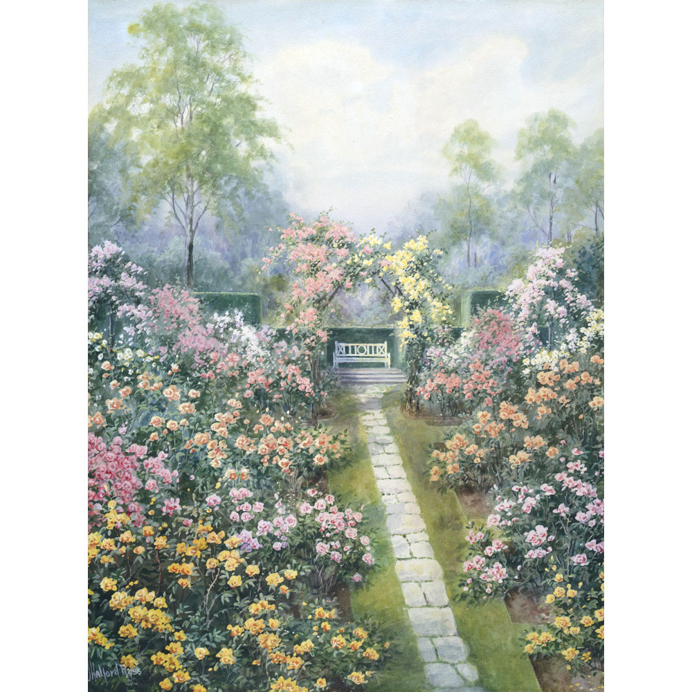 The Rose Arch - J H Ross Print