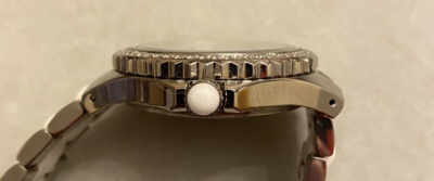 HILDAGO Watch, Ceramic-Stainless Steel-Diamonique CZ Bezel  display picture 3