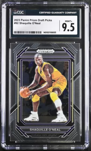 2023 Prizm Draft Picks Shaquille O'Neal #92 CGC 9.5