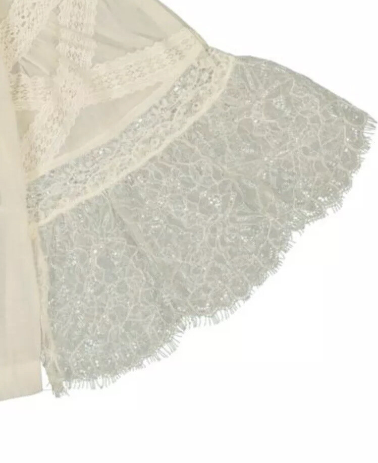 Girl DIESEL Cream Lace Wide Sleeve Top Size 16 years NEW RRP £150 image 3