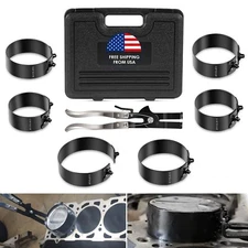 940387 Piston Ring Compressor Tool for Car Diesel Engines with Ratchet Pliers