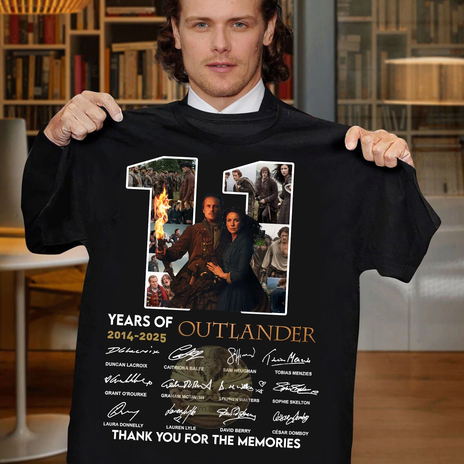 11 Years Outlander 2014-2025 T-Shirt for Fans Men
