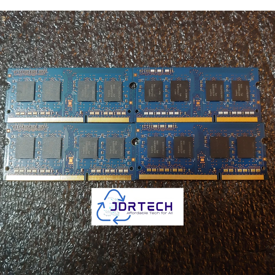 8 GB Kit Hynix SO-DIMM 1333 MHz PC3-10600 DDR3 SDRAM Memory (HMT325S6BFR8C-H9) - Image 2 of 2