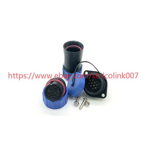 IP67 10Pin Waterproof Connector, SP21 Motor Power Cable Connector Plug Socket - Picture 5 of 6