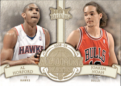 Al Horford / Joakim Noah - 2008-09 Fleer Hot Prospects - Alumni Mates #AM-5