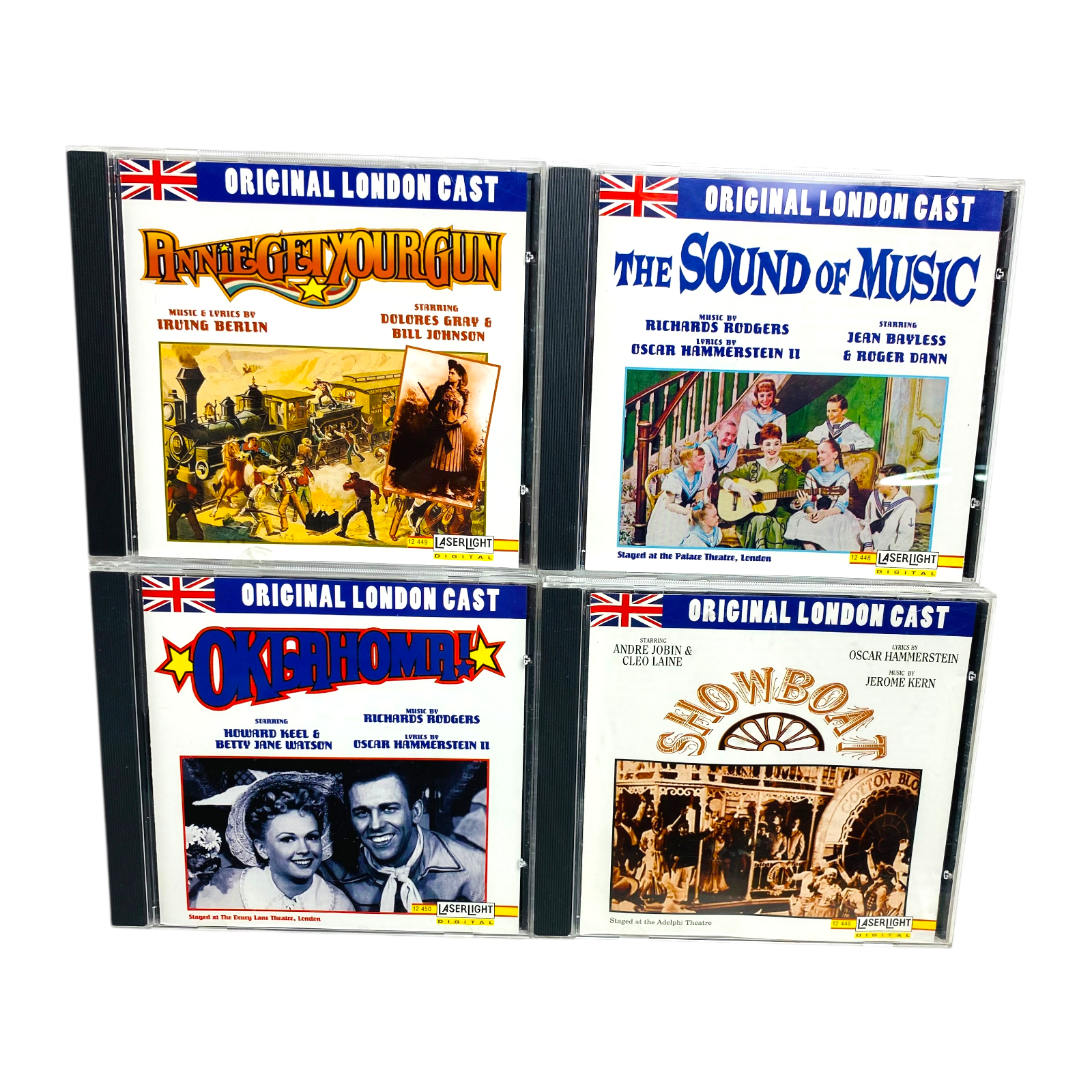 Original London Cast Musical  ( CD Bundle ) Showboat, Sound Of Music, Oklahoma!