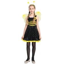 Halloween Honey Bumble Bee Dress Cute Adorable Pretty Custom School Play Costume
