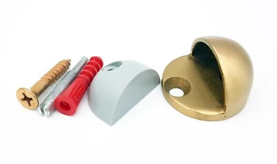 JOHNSON & JOHNSON Glynn Johnson FB13 Door Stop Floor Mount Satin Bronze US10 NOS