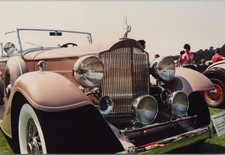 1980s 1930s Packard Convertible Classic Car Chrome Grille Hood Ornament Car Show
