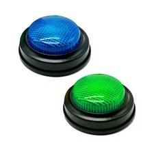 2-Pack Buzzers for Trivia Games, Answer Buzzers for Classroom, Family Feud Je...