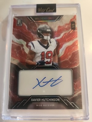 2023 Wild Card WILDCHROME ~Xavier Hutchinson~ Rookie Auto 1/5