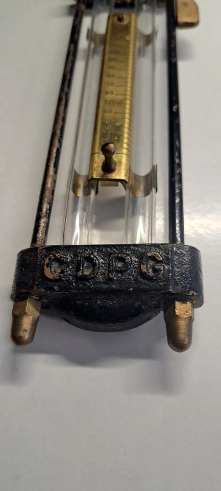 Ancien Appareil De Mesure  Instrument de mesure en millimètres d'eau - Photo 2/4