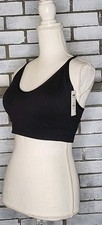   NWT Avia Women's Seamless Racerback Cami Sports Bra Sz XL Black Removable Pads