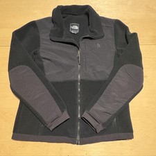 The North Face Fleece Jacket Womens Medium Black Full Zip Zip Pockets Outdoor