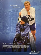 John Hancock BOSTON MARATHON Ad                   with DICK and RICK HOYT