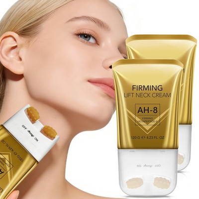 AH-8 Neck Firming Cream with Roller, Collagen Peptide anti Aging Formula, Tighte