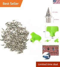 Complete Track Spike Kit - 160 Pcs 1/4 Inch Spikes Handy Wrench for Athletes