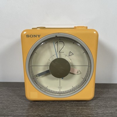 Sony ICF-A8L Digicube AM/FM Uhr 1987 | Uhr funktioniert / Zifferblatt fehlt / unten lesen