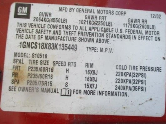 (LOCAL PICKUP ONLY) Back Glass Dropgate 2 Door Heated Fits 95-05 BLAZER S10/JIMM Foto 4 de 4