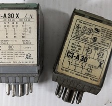 Turck Releco Relay C3-A-30 X MR-C 120V - Lot of 2