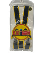 Batman Kids Suspenders Size 2/6x Original Pack Sealed 1980s DC Comics