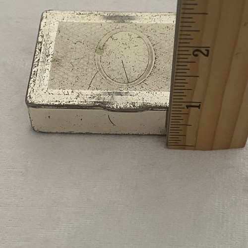 Wadsworth Trinket / Jewelry Box 925 Sterling Silver Floral Engraved Antique - Picture 14 of 14