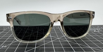 Knockaround Knocks Men's Transparent Gray Frame Gray Rectangle Sunglasses