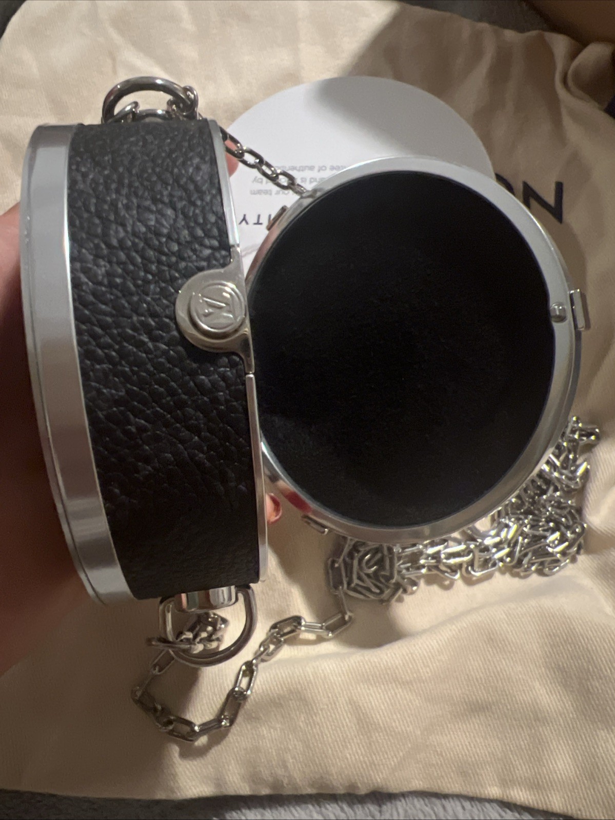 Louis Vuitton Monogram Eclipse Wheel Box Pouch Bl… - image 7