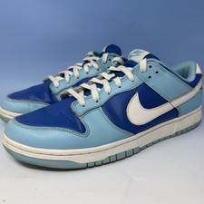2022 Nike Dunk Low Retro QS Argon DM0121-400 Sz 12 M Leather Men's Sneakers