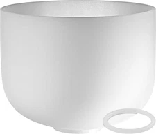 Meinl Sonic Energy Crystal Singing Bowl 12 F Note Heart Chakra  High-purity