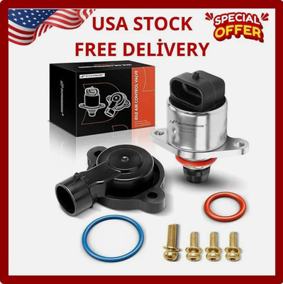IAC Idle Air Control Valve + TPS Sensor for Chevy GMC Cadillac Pontiac 99-02