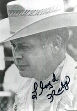 USAC Racecar DRIVER Lloyd Ruby (+2009) autograph, USAC