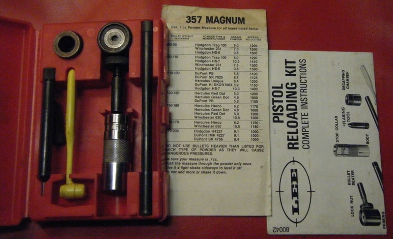 Vintage Lee Loader Reloading Kit 357 Magnum