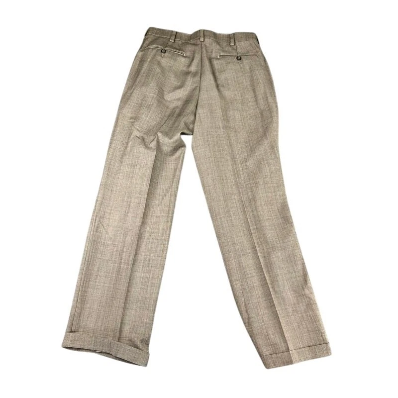 Traje Hombre Marrón Claro Gris Náutica 100% Lana 39R W33– Buen Estado Foto 2 de 4