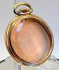 16S WALTHAM KEYSTONE J BOSS 10K POCKET WATCH CASE LEVER @ 10 LEFT CRESCENT? RF9L