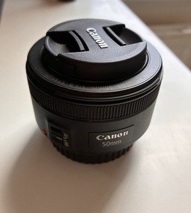 Canon EF 50mm f/1.8 STM Standard Prime Lens with Caps