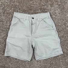 Carhartt Mens 30 B144 TAN Canvas Utility Carpenter Work Shorts