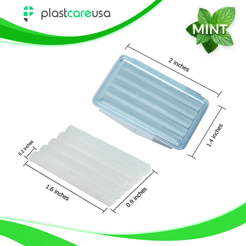 Mint Orthodontic Wax for Braces Clear Dental Wax Strips Brackets Wires, 50 Packs - Picture 4 of 6