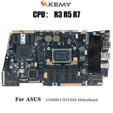 UX431DA Laptop Motherboard For ASUS UX431D U4500D Mainboard W/ R3 R5 R7 CPU
