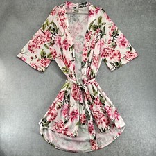 Show Me Your Mumu Robe Women's OS (One Size) Short Light Weight Floral Robe