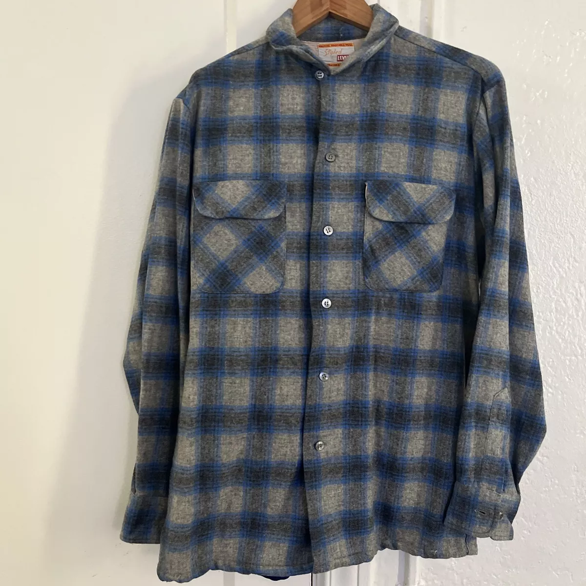 Levi's Wool Button-Up Casual Button-Down Shirts for Men for sale