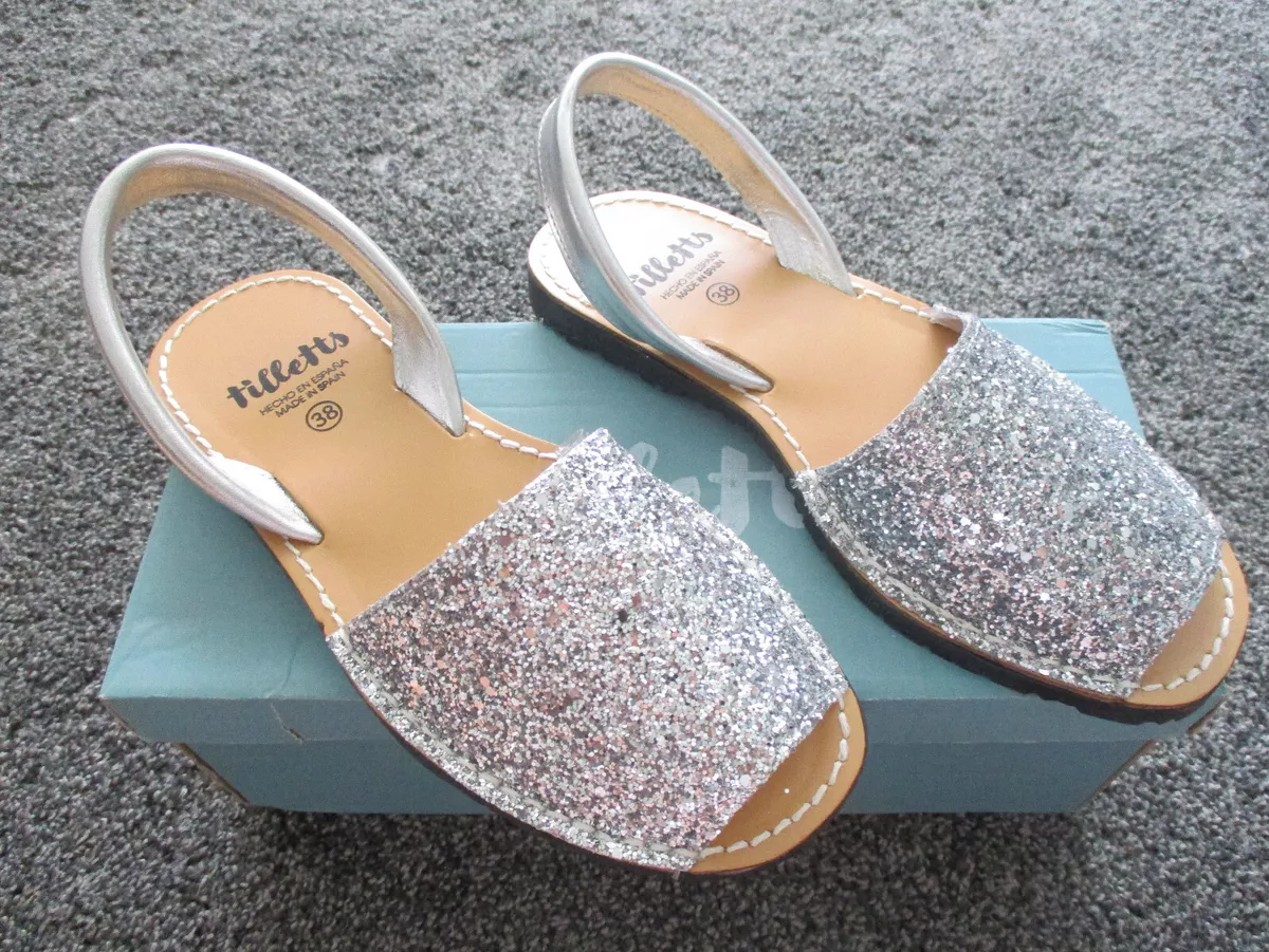 Real 2025 silver sandals