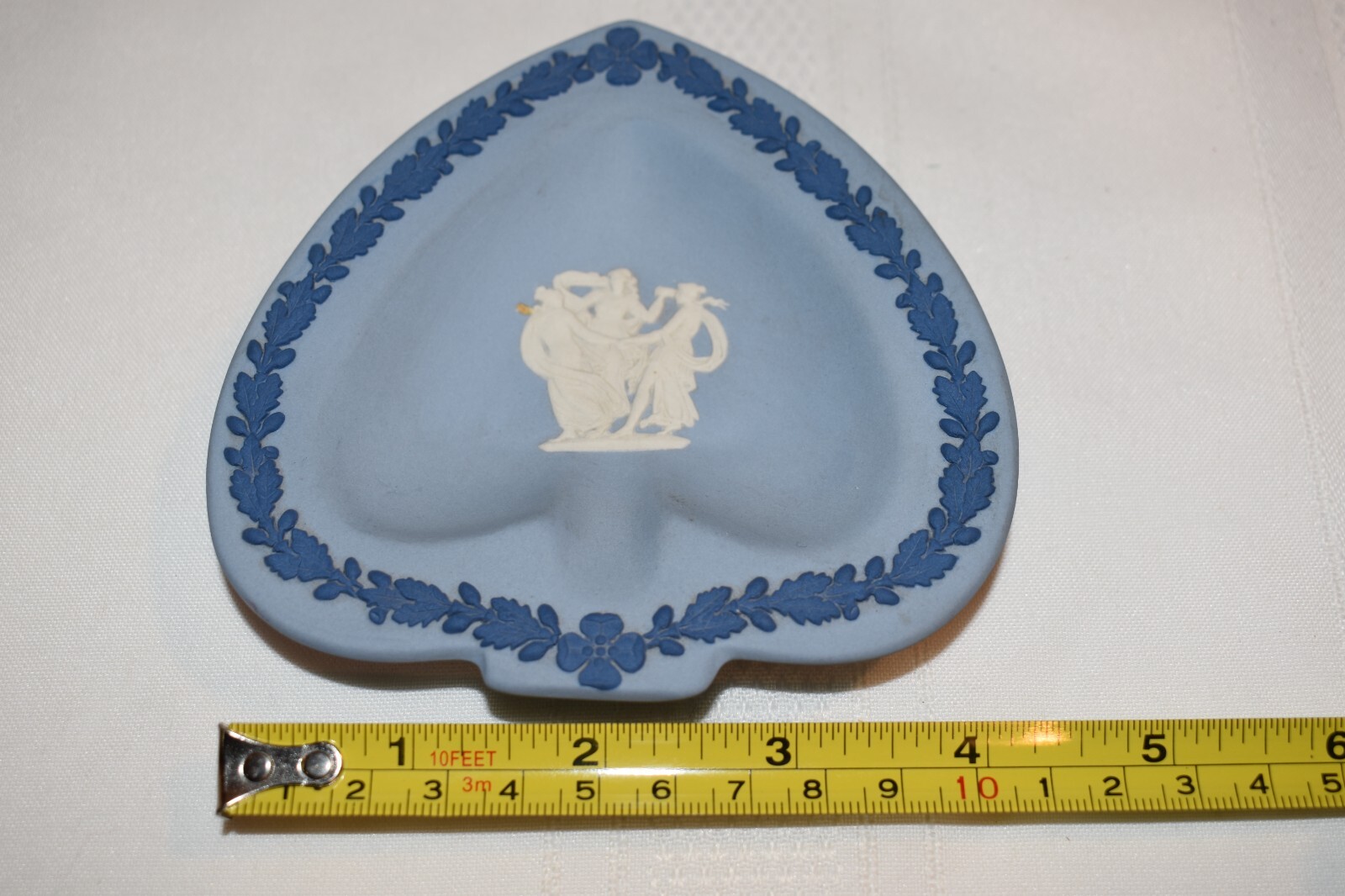 WEDGWOOD BLUE JASPERWARE SPADE SHAPED DISH, THREE GRACES ASHTRAY eBay