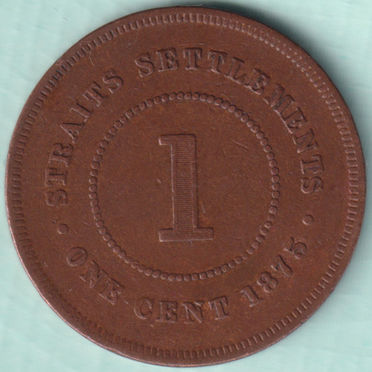 ビクトリア女王 1875年 Straits Settlements 1セント ビクトリア女王 1875年 Straits Settlements 1セント Coin - 1