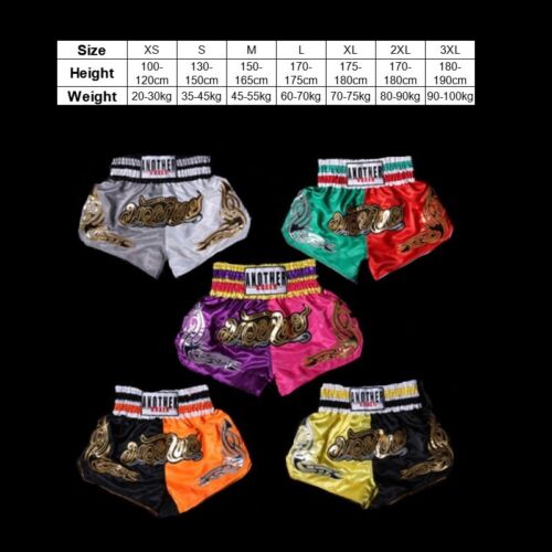 Man MMA Kickboxing Fight Shorts Tiger Muay Thai Boxing Pants Fitness Sports - Picture 1 of 34