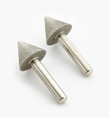 Diamant Kegel Einsteckmeißel Schärfer (ClevaTEK) UK Lager - 2 Stück verpackt