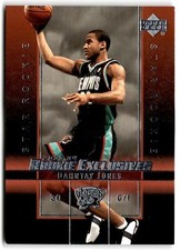 2003-04 UPPER DECK ROOKIE EXCLUSIVES #16 DAHNTAY JONES RC GRIZZLIES