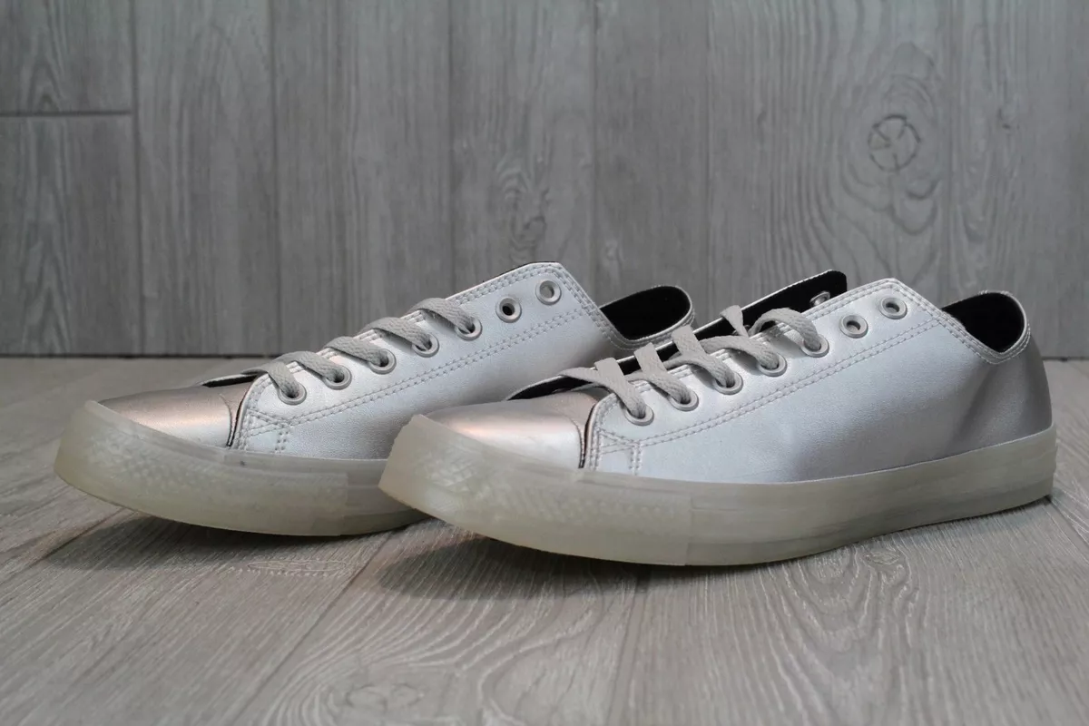 rápido abrazo meditación 29 New Converse Chuck Taylor All Star OX Pure Silver Shoes 153108C Mens  8.5- 11 | eBay