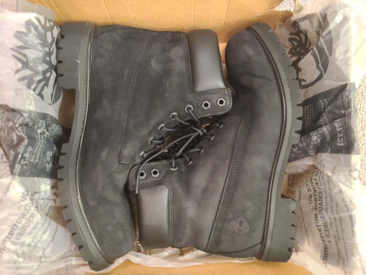 Timberland Premium Boot Shoes for Men, Size 10.5US - Black