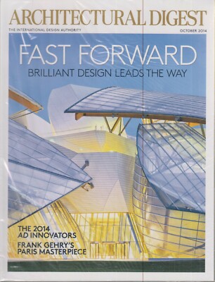 Architectural Digest October 2014 Fast Forward - Brilliant Design Leads the Way 
